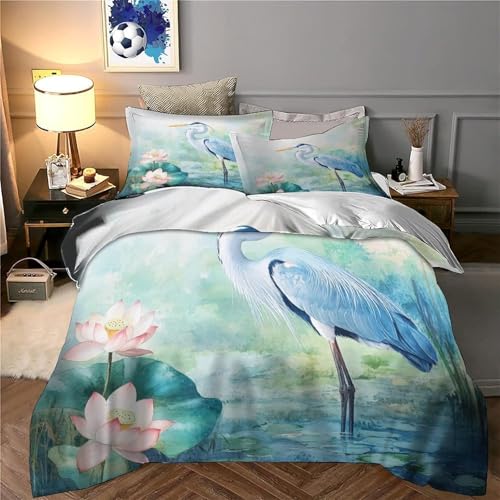 Housse de couette effet microfibre ultra douce 200x200cm avec fermeture éclair
