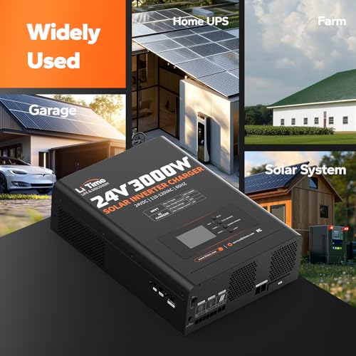 Litime 24V 3000W All-In-One Solar Inverter Charger thumb #8