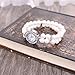 MHADBKH Women Watch Simulated Pearl for Rhinestone Luxury Fashion Elegant Wrist Band Jewelry Gifts Lady Elastic