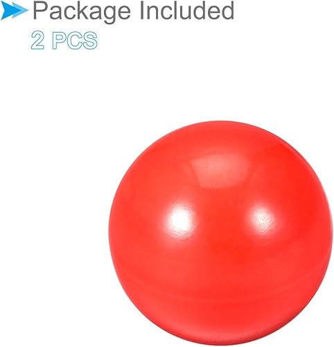 Miniatura 5 de CoCud Pomos de bola termoestables, rosca hembra M12 de 1.575 in de diámetro, agarre de tornillo de mano métrico de plástico rojo (aplicaciones para