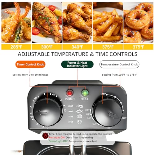 Commercial deep fryer heavy duty