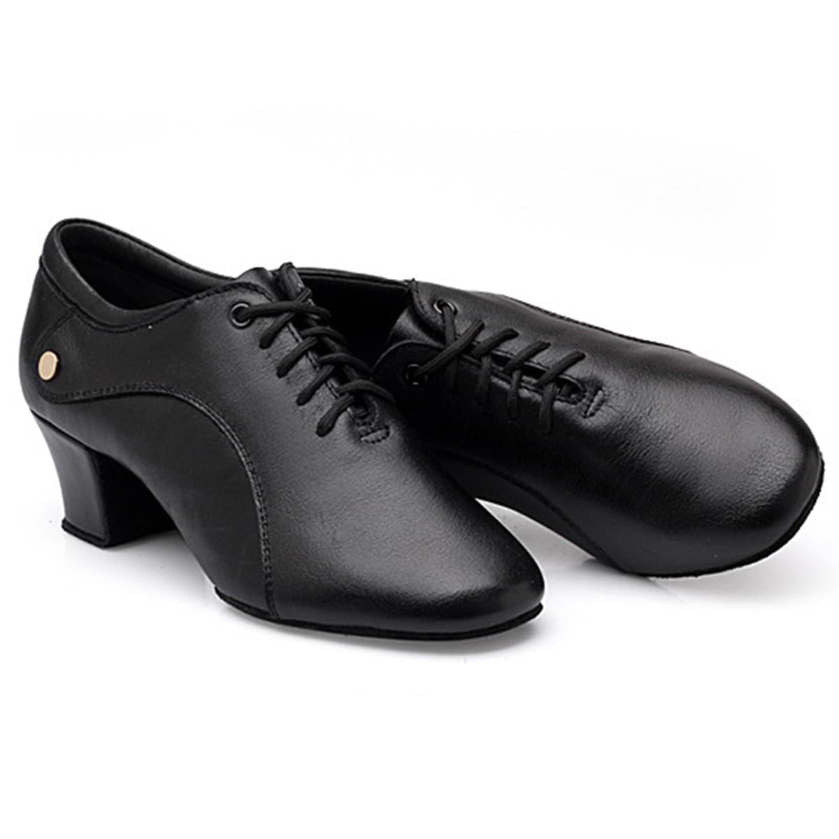 Zapatos de Baile Latino para Mujer Ligero Flexible Cerrados Zapatos de Moderno salón Salsa Chacha Tango 5cm Tacón