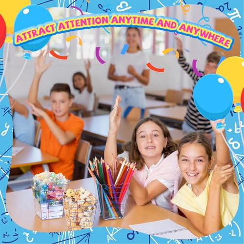 Image of Mimorou 12 Pcs Back to School Teacher Gift Box Container Notebook Pencil Composition Book Crayon Popcorn Candy Jar Containers Holders for First Day of School Party (Lined Style)