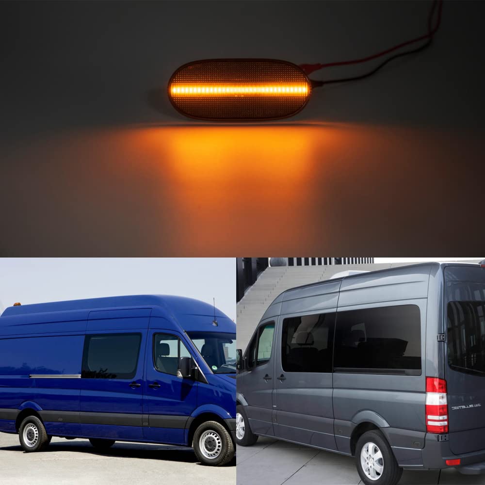 KIMISS Luci led 24V camion Posizioni Laterali Camion Indicatore, 10x 6