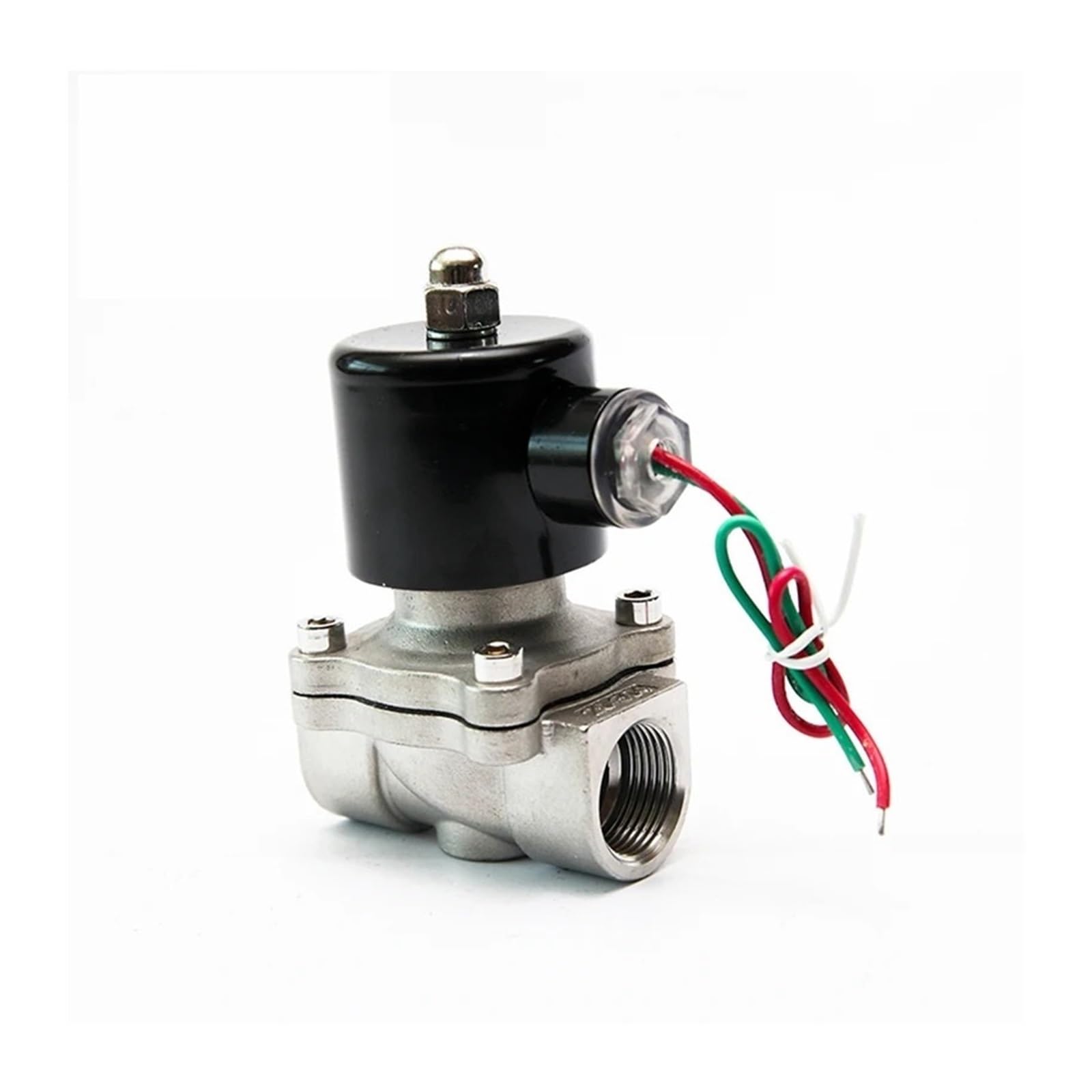 UWUKCJOKQ 1/2" 3/8" 3/4" 1" Normally Closed Stainless Steel 220VAC 12VDC 24VDC 110VAC 24VAC Electric(NPT-240VAC)
