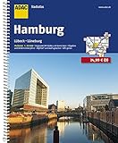 ADAC Stadtatlas Hamburg mit Lübeck, Lüneburg 1:20 000 (ADAC Stadtatlanten 1:20.000) - ADAC Kartografie