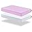 Biloban Pack and Play Sheets Fitted, 2 Pack Pack and Play Sheet Fits for Graco Pack n Play Mattress, Neutral Playard Sheets for Baby Boys and Girl, White & Violet