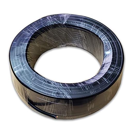 100FT 22 AWG Gauge Wire/Cable RVV 4 Conductor Bare Copper for Video Intercom/Video Doorbell Wire/Alarm Security Burglar, Extension Cord/Lines,Black Outer Jacket