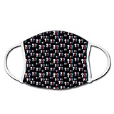 Bestehend aus 2 Stoffschichten mit Fach für Schutzfilter (nicht im Lieferumfang enthalten!). Elastische Ohrschlaufen aus Gummi. Material außen: 100% Polyester, Material innen: 100% Baumwolle.