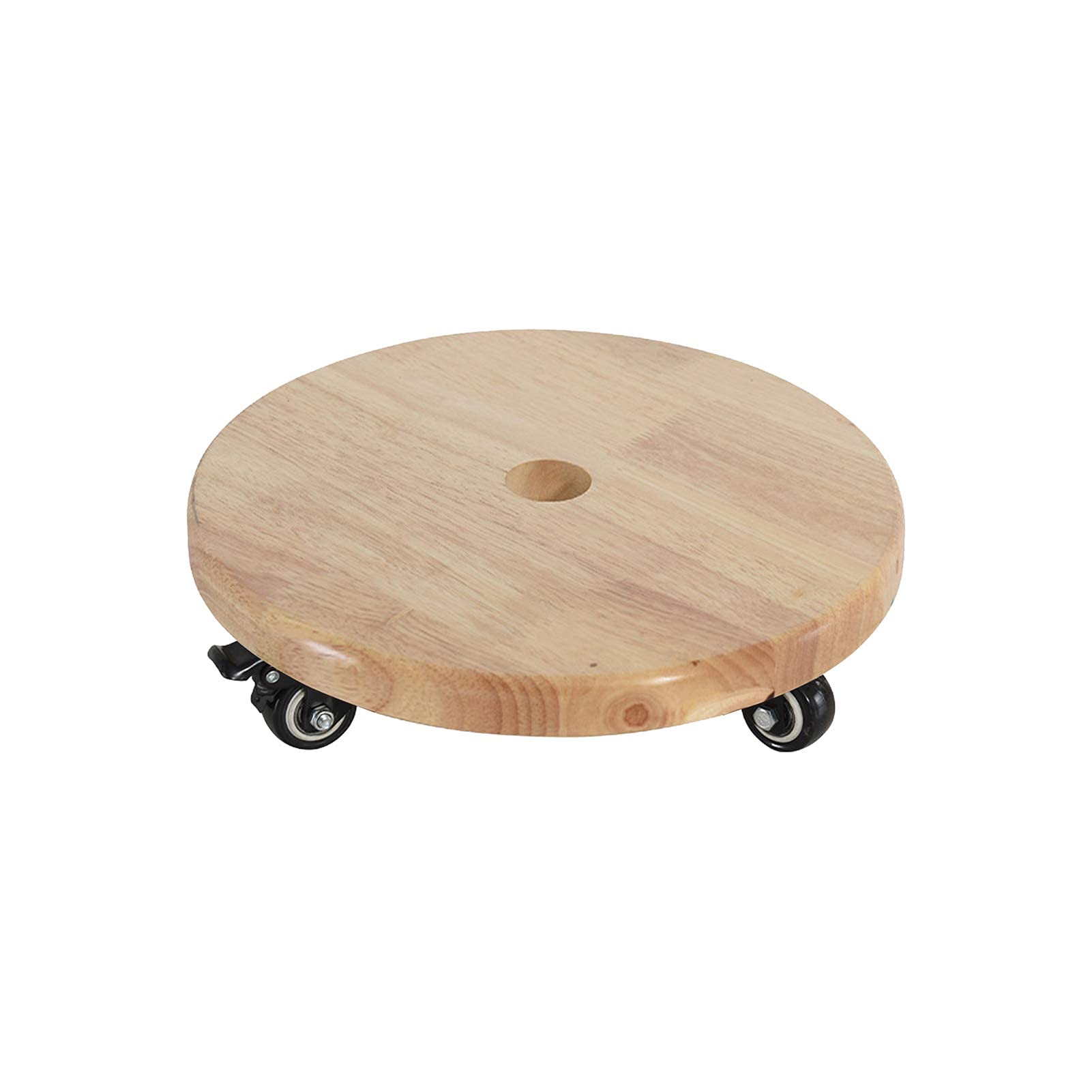 Buy Rolling Wooden er Caddy Potted Stand with Wheels Indoor Outdoor er