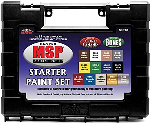 Reaper Miniatures Master Series Paints Starter Set for Mini Figures