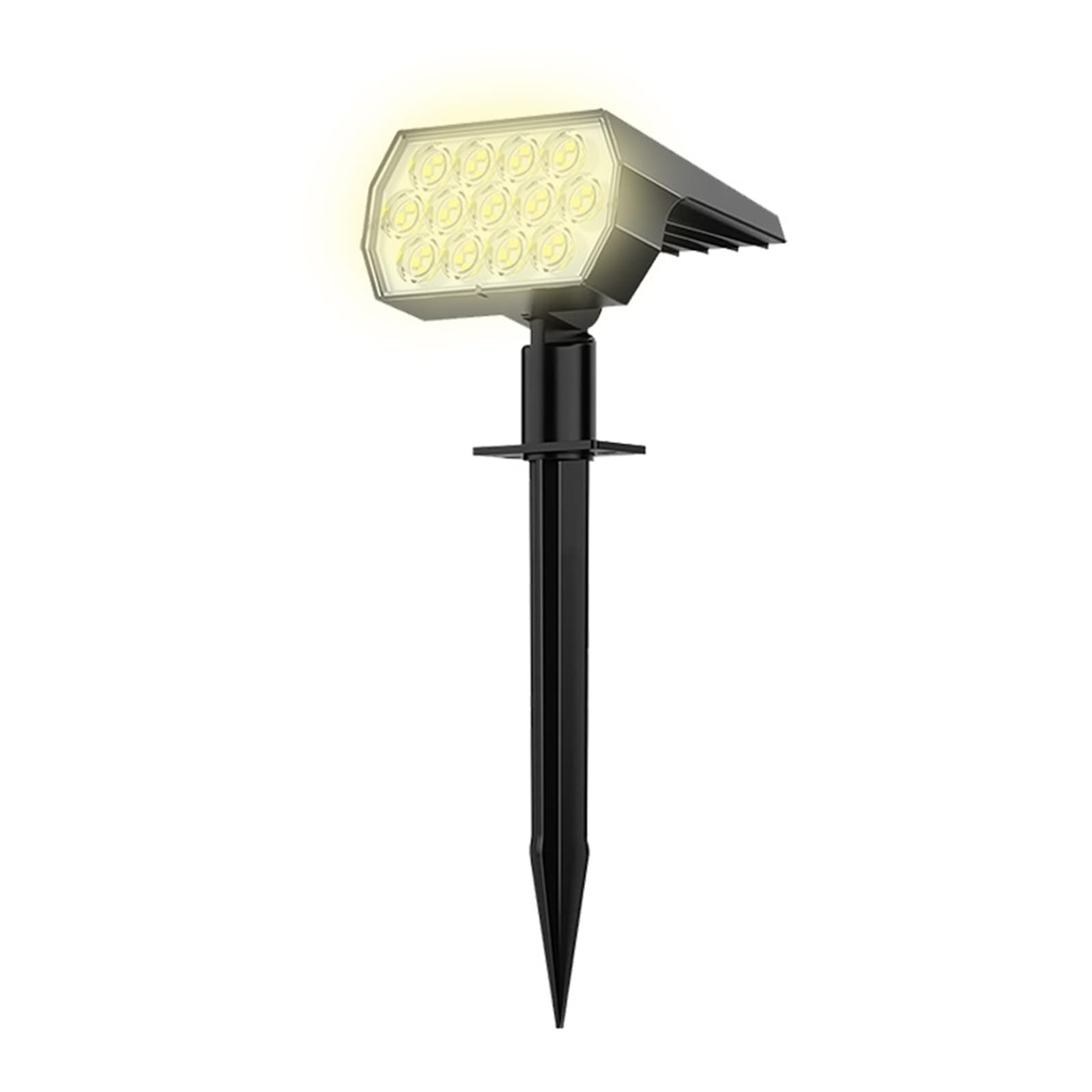 57/52 Focos De Paisaje Solar LED Luces Solares For Exteriores 3 Modos IP65 Lámpara De Pared De Jardín Impermeable Patio Pasarela Decoración De Porche Super Brillante(52 LED-Warm White,4PCS)