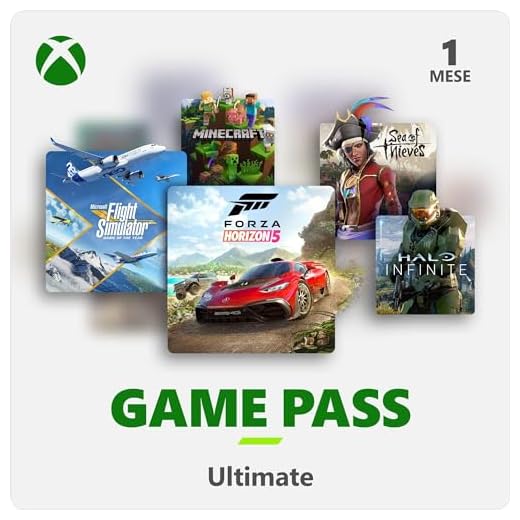Xbox Game Pass Ultimate - 1 Mese Abbonamento - Xbox/PC Win 10/11 - Download Code