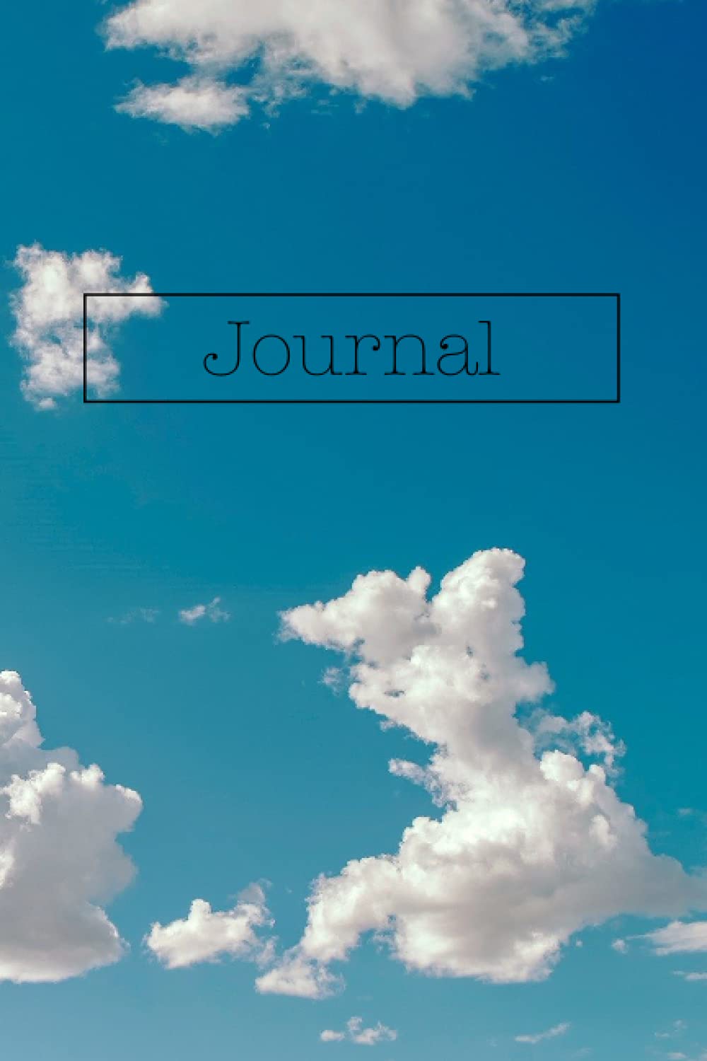 Journal: A Sky Print Journal Notebook 160 pages (6 in x 9 in) Blue Sky and Clouds Print College Ruled Notebook, Lined Journal and Diary for Men, Women, Boys, and Girls