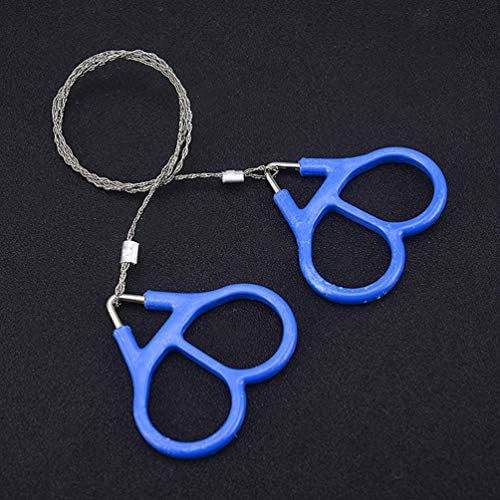 VORCOOL Mini Stainless Steel Wire Saw Ideal for Survival Gear Camping Hunting Tree Cutting Emergency Kit Tool Chain