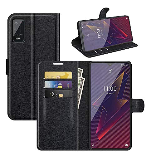 Fertuo Coque pour Wiko Power U10 / U20, Antichoc Portefeuille Étui Housse en Cuir à Rabat Flip Cover Case avec Silicone Bumper, Porte Carte, Béquille, Boucle...