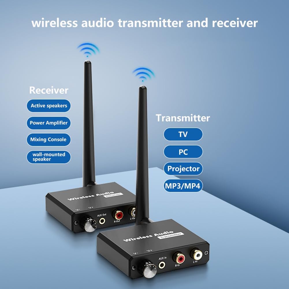 Malloy Adapter audio bez, nadajnik-odbiornik bez, konwersja g?o?nik�w przewodowych na g?o? bez