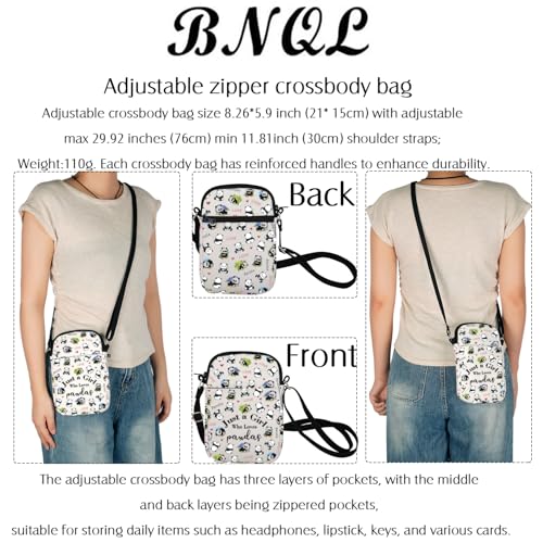 Panda Crossbody Bag - Just a Girl Who Loves Pandas Cell Phone Purse 5
