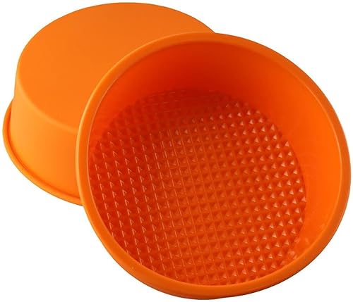 Miniatura 7 de 14 moldes de silicona de disco pequeño de 5 pulgadas, moldes de decoración para hornear de seguridad para lavavajillas, molde redondo de 5 pulgadas,