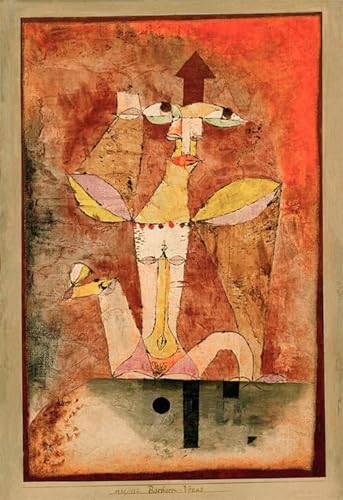 Peinture d'art d'affiche Paul Klee poster de graffiti mural pour décoration de maison