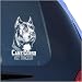 Cane Corso Clear Vinyl Decal Sticker Portrait for Window, Corz Molosser Italian Mastiff Dog Sign Art Print