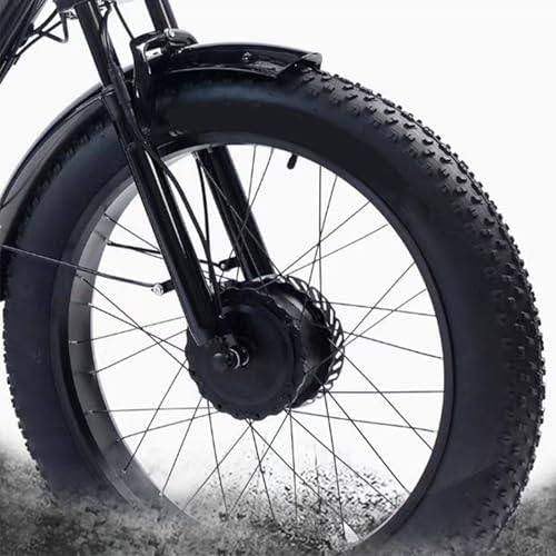 Trójkołowy rower elektryczny 20'' z grubymi oponami dla dorosłych