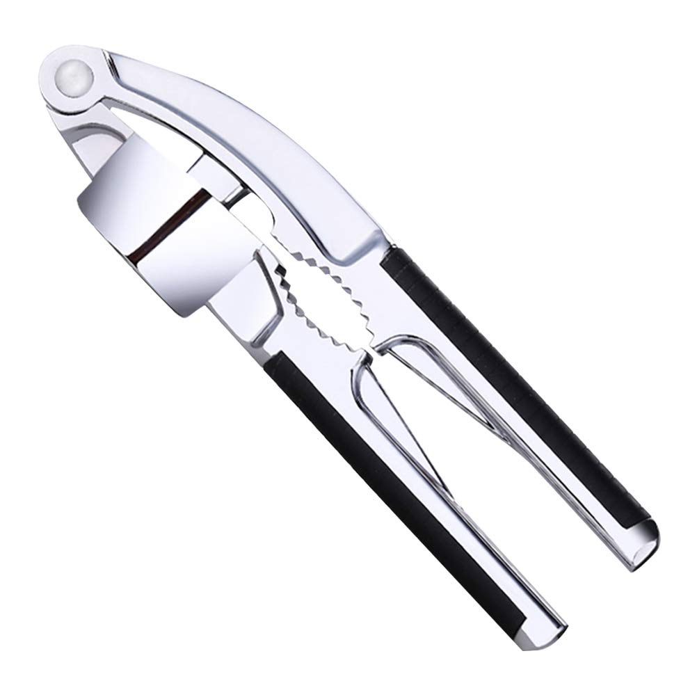 BESTONZON Garlic Press and Garlic Slicer Alloy Mincer and Crusher Garlic Press Professional Garlic Presser Grinding Nut Cracker Kitchen Cooking Tools