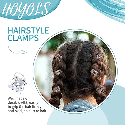 Hoyols Clear Small Hair Clips - Image 4