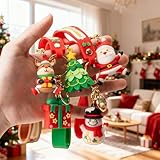 Zoom IMG-1 5 pezzi portachiavi natale in Zoom IMG-1 5 pezzi portachiavi natale in