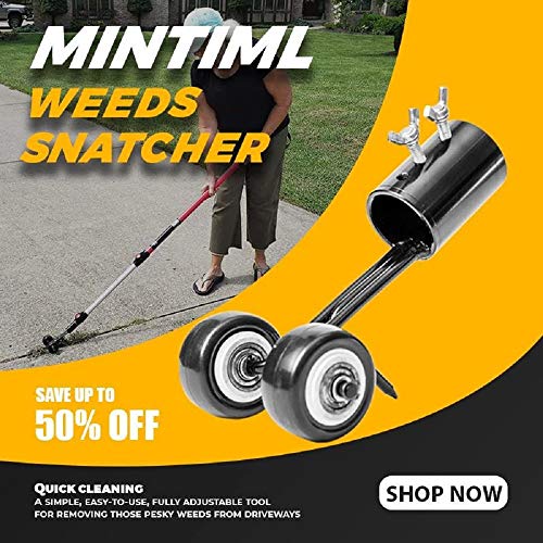 72WorldClass Crack and Crevice Weeding Tool,Sidewalk Weed Puller,Weeds Snatcher,Weeding Head,Gardening Tools,Stand Up Weeder Weed Puller