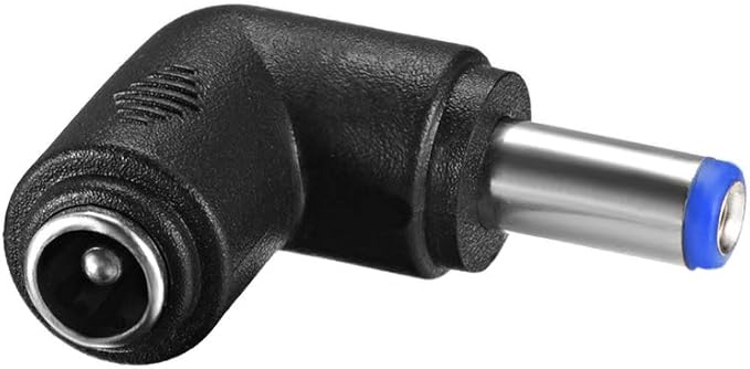 uxcell 5 Unidades Adaptador Conector DC 5.5mmx2.1mm Macho a Hembra miniatura 3