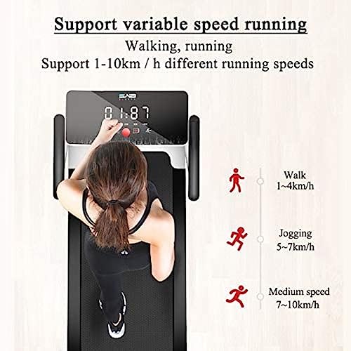 Image of Electric Jogging Jogging Folding Treadmill is Ultra-Thin and Silent, Used for Home /Office Portable Fitness Equipment, Small Multifunctional Walking Machine