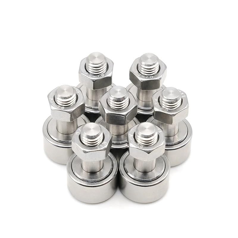 10Pcs CF8 Stainless Steel Cam Follower Needle Roller Bearing M8x19x32.2mm Miniature Cam Followers KR19 Engine Parts