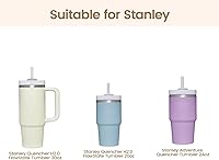 Vista 103 de Botas de silicona para Stanley, protector inferior de copa, accesorios para Stanley Quencher H2.0 FlowState Tumbler 20oz/20oz/30oz/Stanley Adventure
