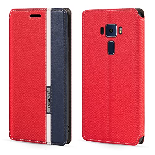 for Asus Zenfone 3 Deluxe ZS570KL Case, Fashion Multicolor Magnetic Closure Leather Flip Case Cover with Card Holder for Asus Zenfone 3 Deluxe ZS570KL (5.7”)