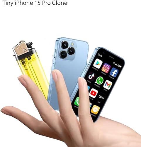 Miniatura 3 de iLight Mini Smartphone 15 Pro  Teléfono móvil de bolsillo 15Pro Android 4G más pequeño del mundo, pantalla táctil de 3 pulgadas, desbloqueado