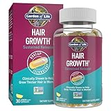 Garden of Life Hair Growth DuoCaps for Women and Men, 30ct