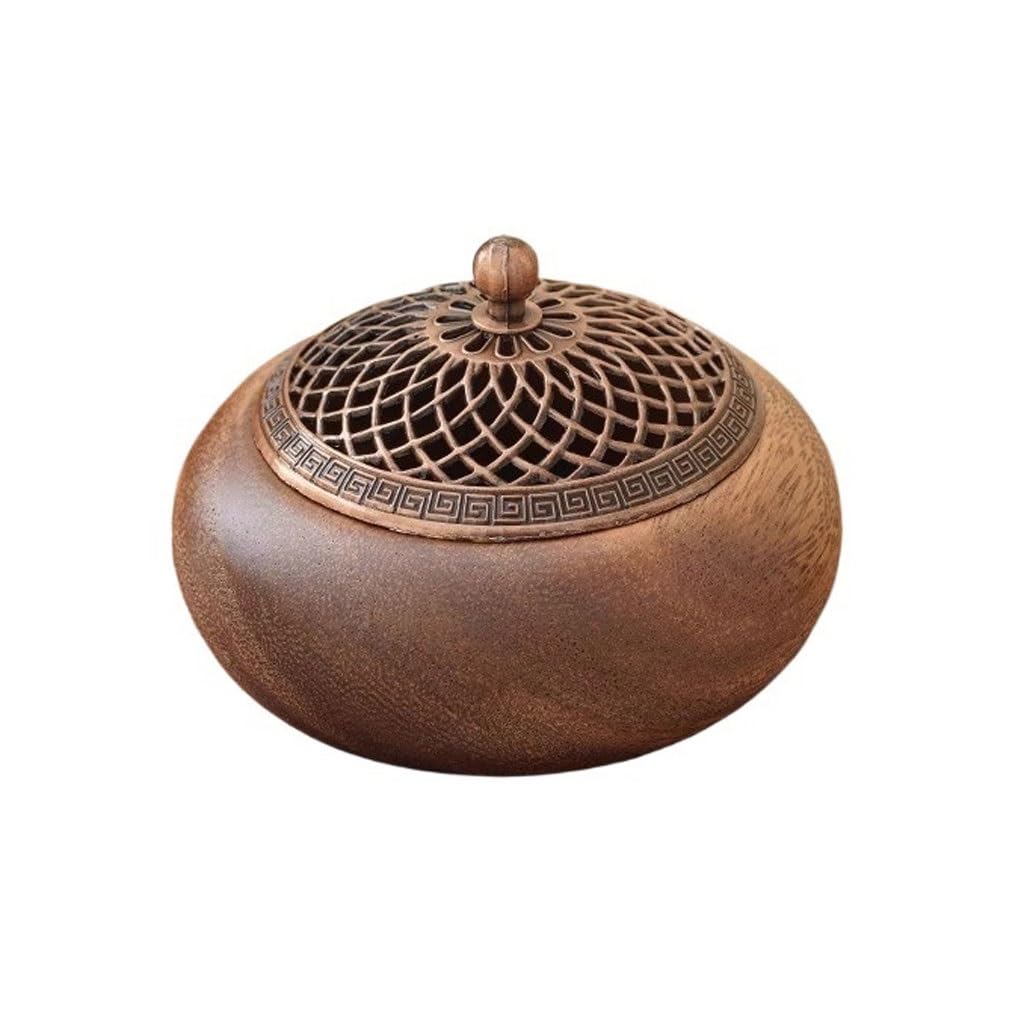 Incense Burner Home Solid Wood Incense Burner Chinese Style Creative Zen Aromatherapy Ornaments Waterfall Incense Burne