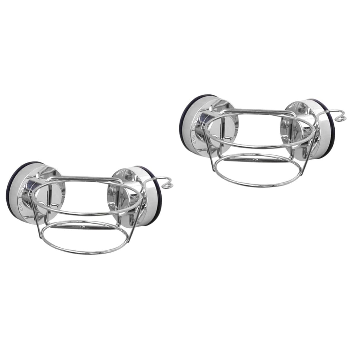 Didiseaon 2 Piezas Soporte Para Secador De Pelo Estante Para Secador De Pelo Cabello Organizador De Secador De Pelo Cesta De La Escalera Suministros De Baño Colgante Pared De Succión