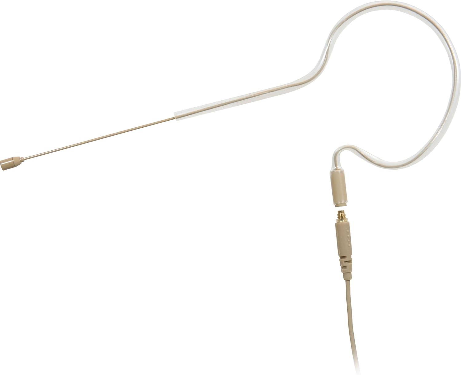 Galaxy Audio ESM4 Single-Ear Omnidirectional Headset Microphone with 4X Sennheiser Connector Cables, Beige