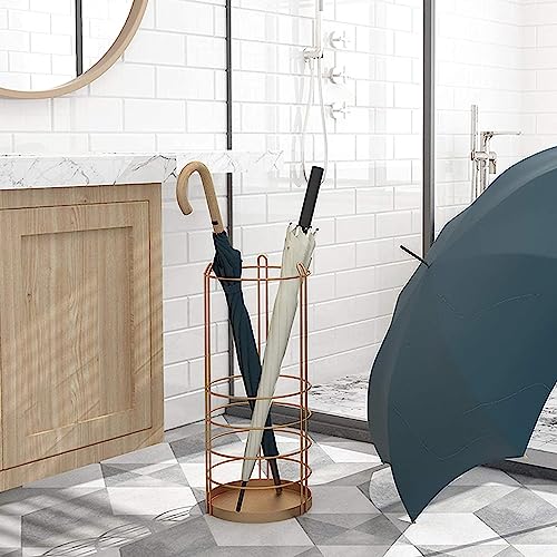 Rangement extérieur pour parapluies de couloir design évidé