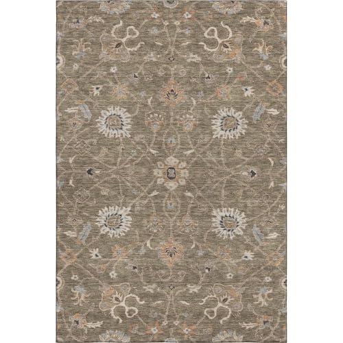 Tapete Addison Rugs Mayfield 9' x 12' marrón lavable miniatura 3