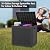 NBYSGO Outdoor Storage Deck Boxes Waterproof, Waterproof and UV Resistant Outdoor Storage Box Lockable Lid for Delivery Box, Indoor, Garden Tools, Pool Supplies, Patio (Black, 31 Gallon)
