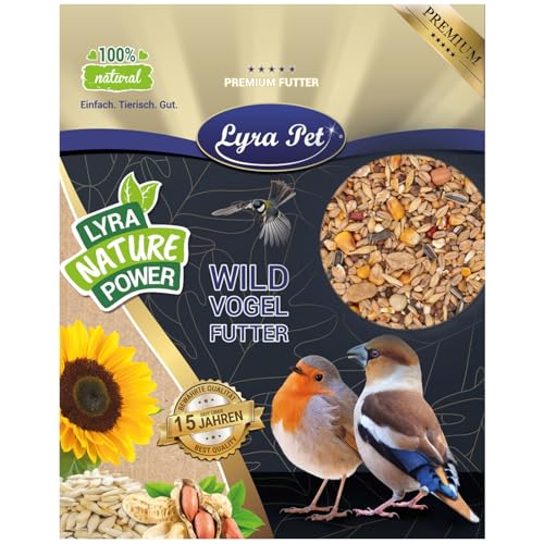 Lyra Pet® | 25 kg Streufutter aus 29 Komponenten | Wildvogelfutter für Sommer & Winter | Abwechslungsreiches Vogelfutter für Wildvögel | Mit der Extra Portion Samen & Körner | Für Alle Körnerfresser