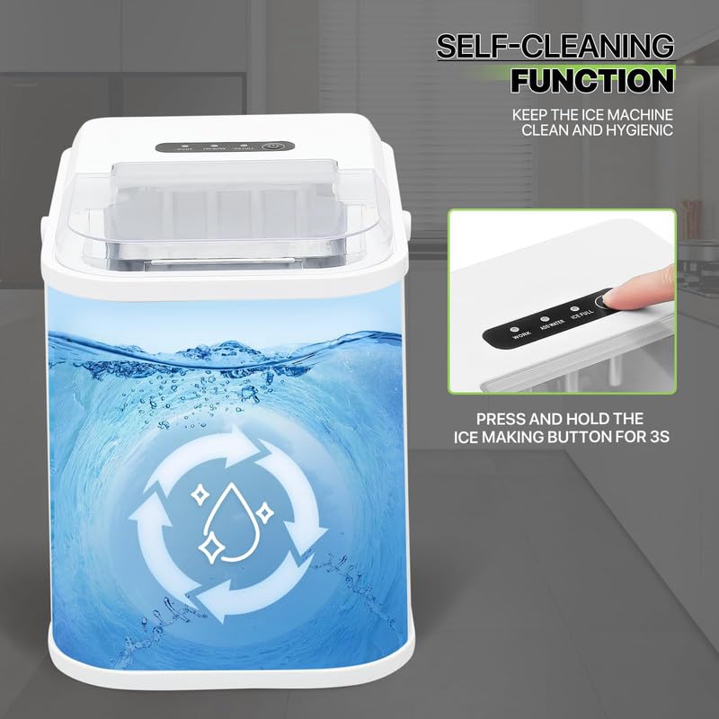 Machine à glaçons portable compacte pour apéritifs à la maison et soirées d'été - 6