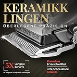 Fagaci Haarschneidemaschine Profi Mit Überlegene Präzision, 5-Fach Längere Schärfe Haarschneider Herren Akku Mit 2 Klingen: Fade & Taper, Professionelle Haarschneider Mit Bürstenloser Motor