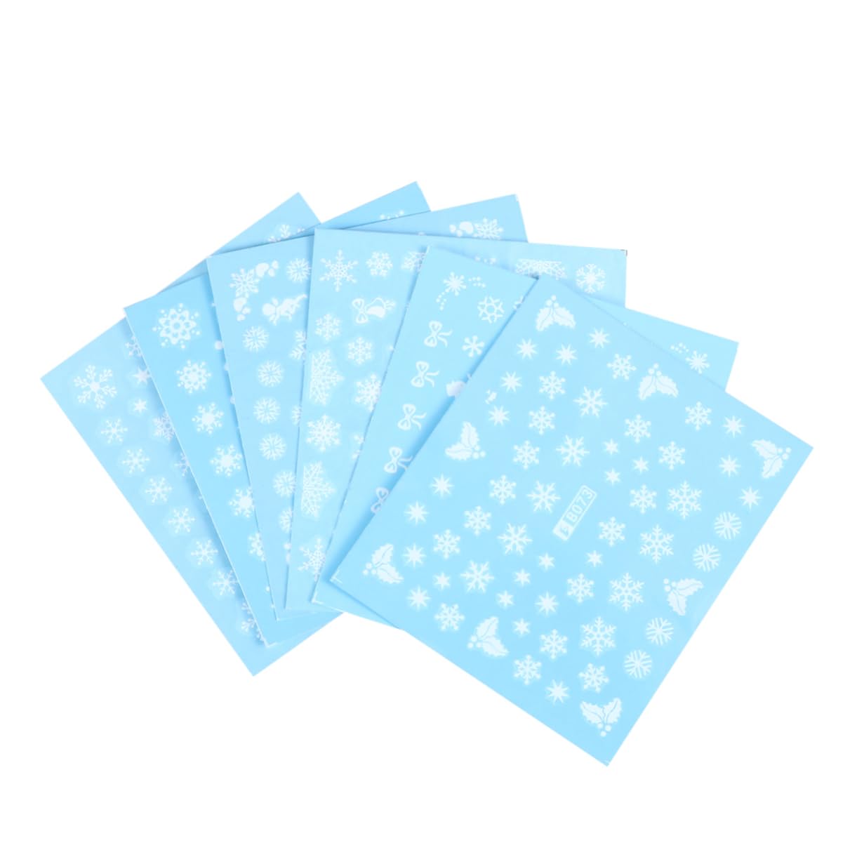 Healvian 60pezzi Adesivi Unghie Natale Con Motivo Fiocchi Di Stickers Per Nail Art Festivi Accessori Per Manicure Creativi e Facili Da Applicare