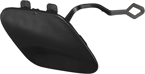 uxcell Cubierta del gancho de remolque del parachoques delantero derecho del coche No.A2128852422 para Mercedes-Benz E200 2014-2016 Negro