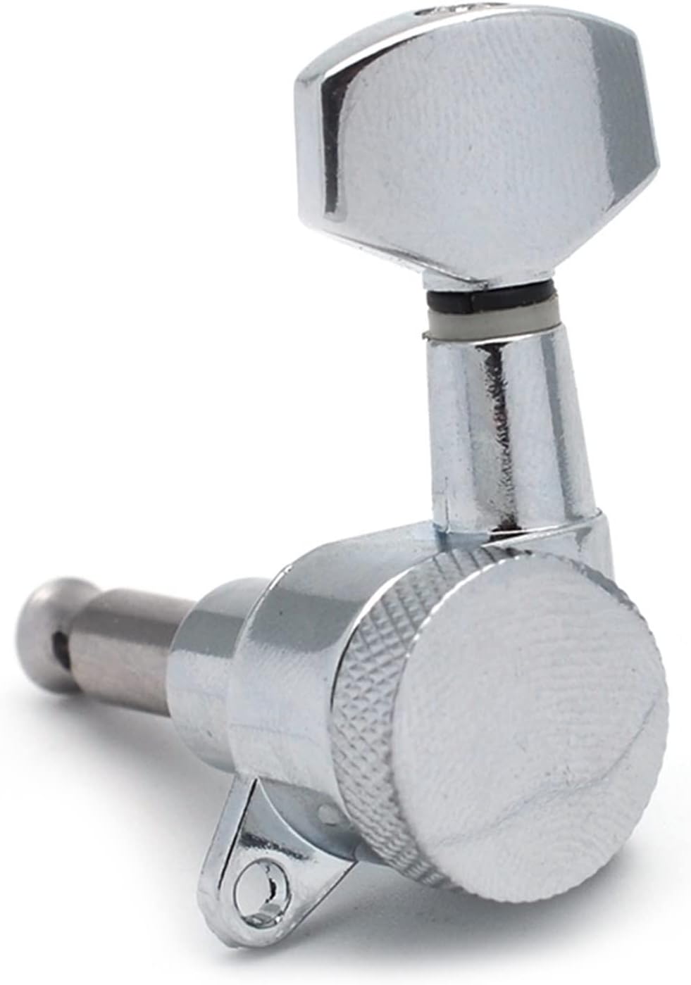 FLFL STRATスタイルのエレクトリックギターのためのChromeインラインロック文字列ギターチューニングPEGSキー チューナ