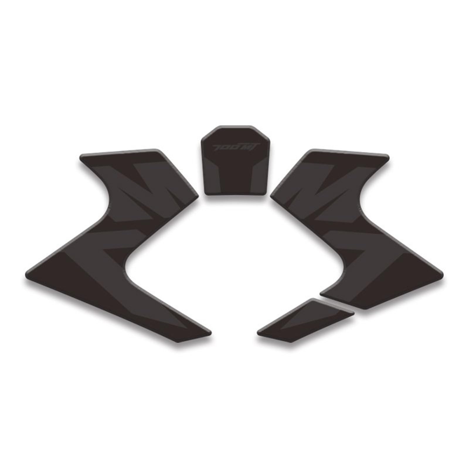 Decal Protection Motorcycle Body Fairing Sticker Tank Pads Gas Knee Grip Traction Protector for CFMOTO 700mt 700MT(Black 3)